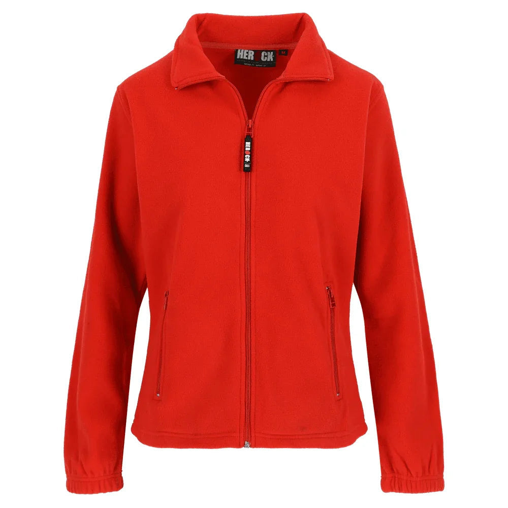 Herock Deva Ladies Full Zip Fleece Jacket Red