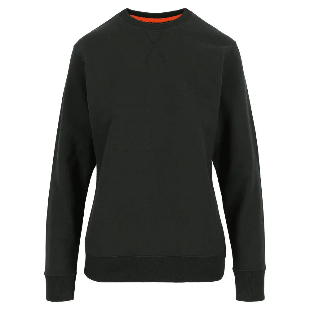 Herock Hemera Womens Round Neck Sweatshirt Black