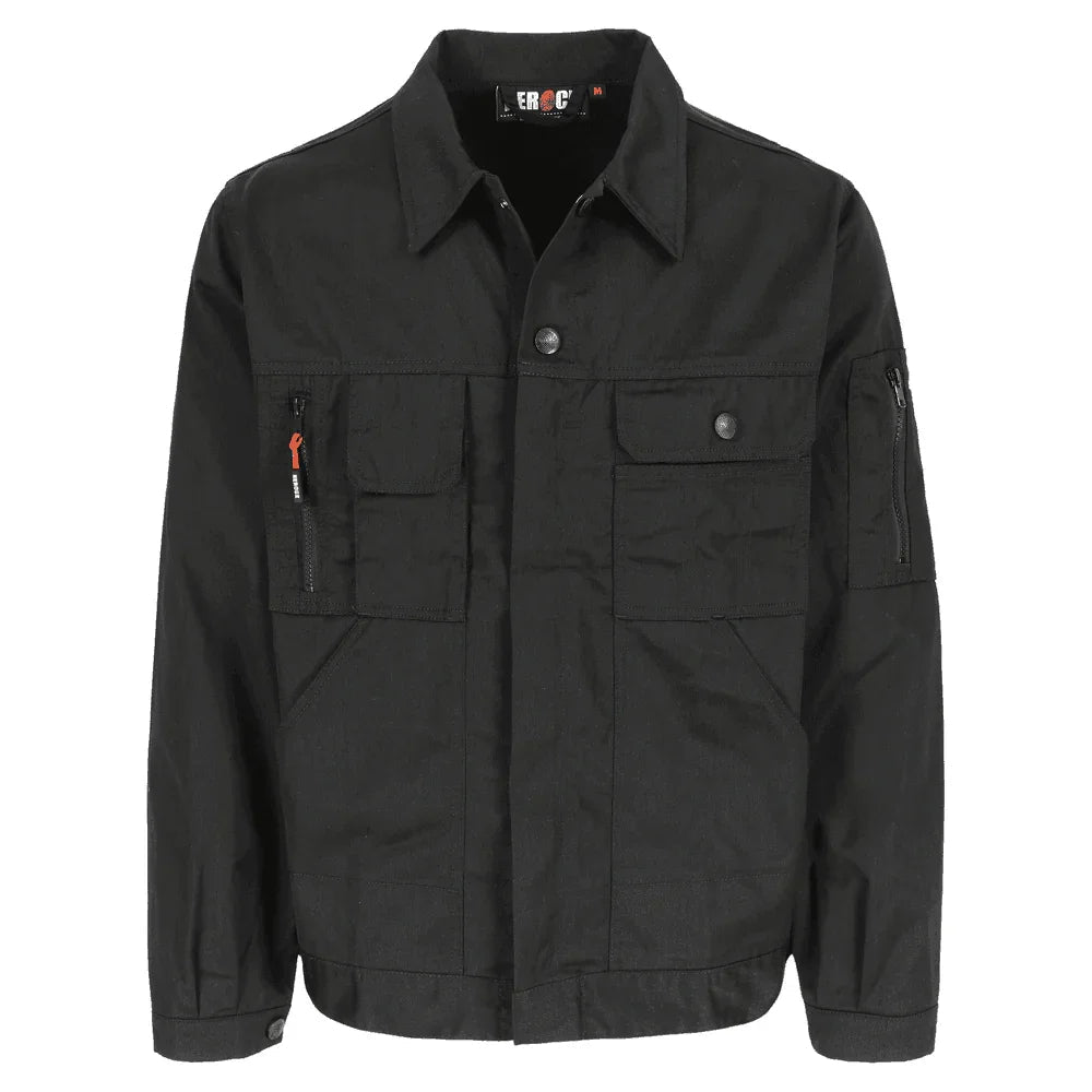 Herock Aton Multi-Pocket Water-Repellent Work Jacket Black