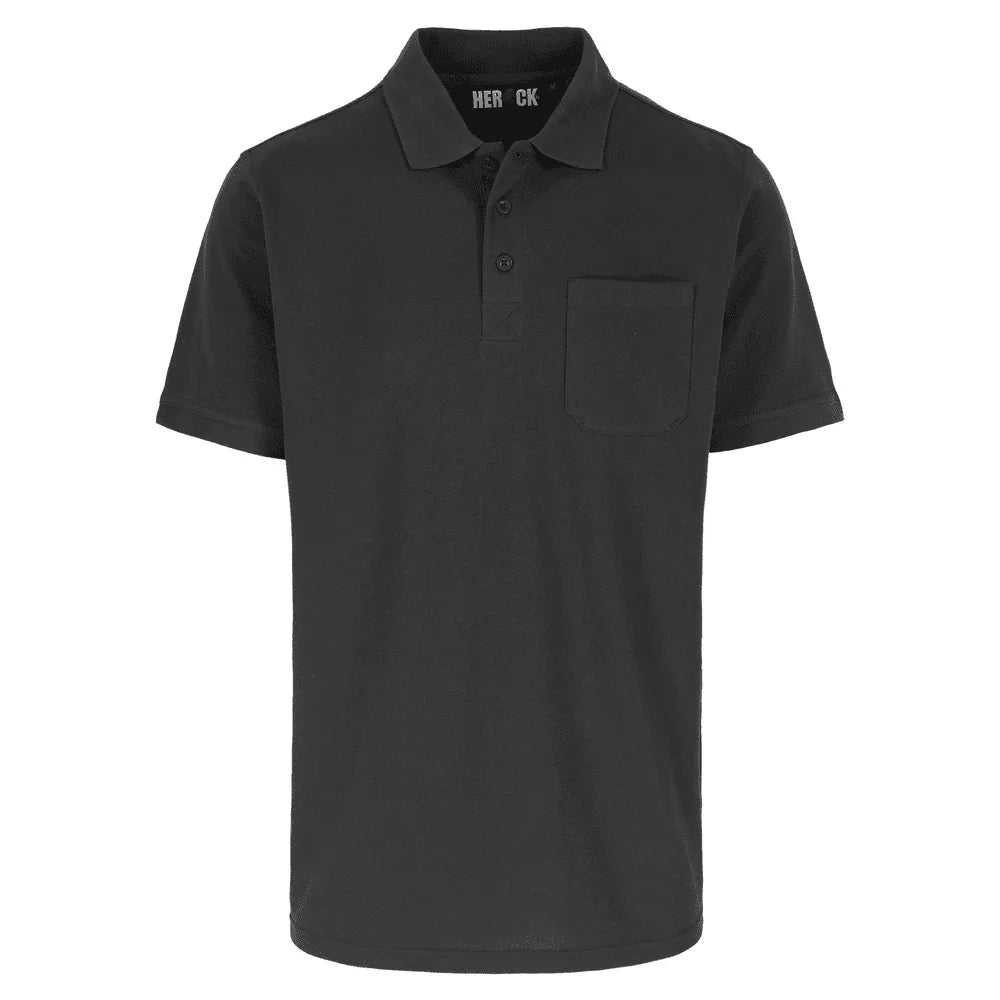 Herock Leo Polo Shirt Work T-Shirt Anthracite