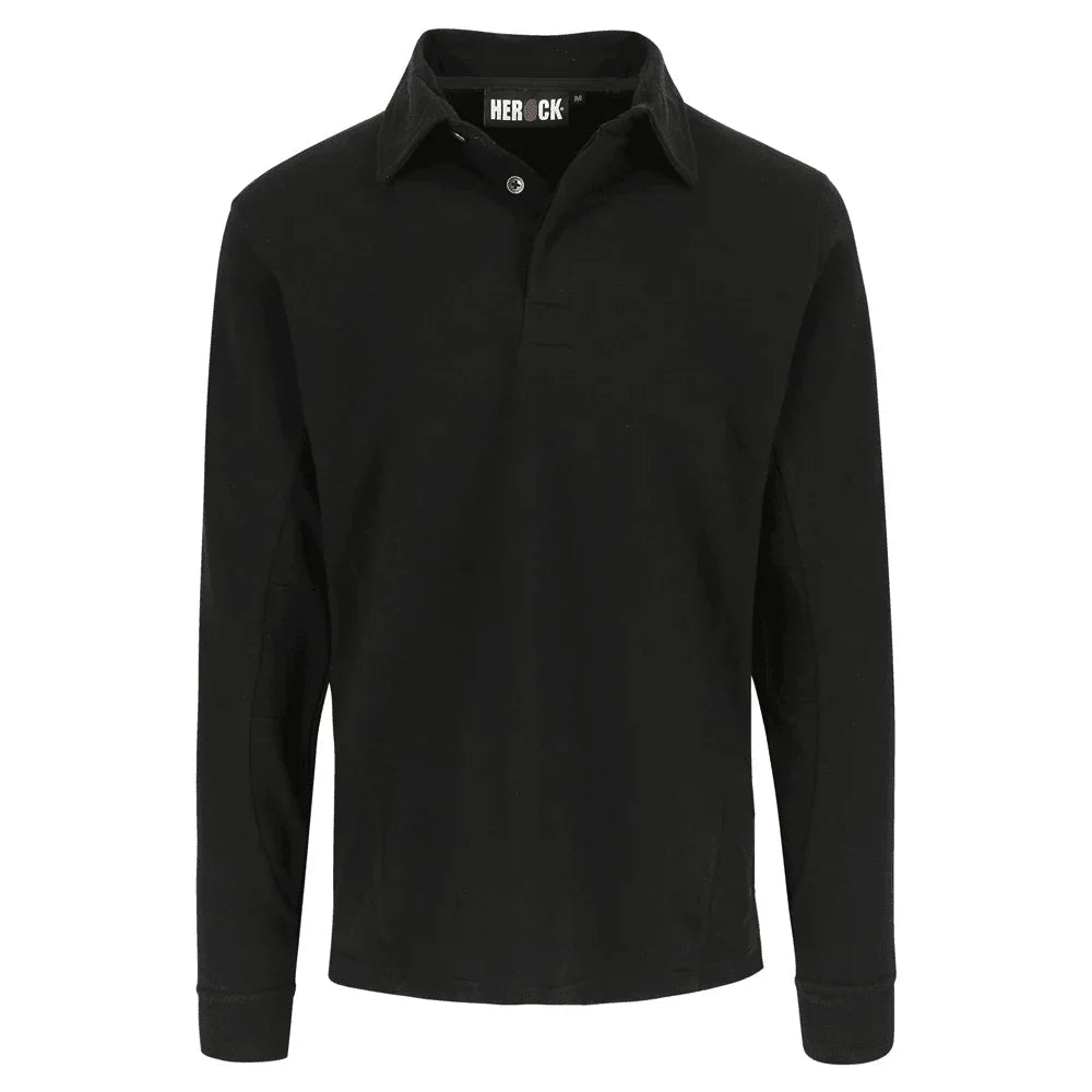 Herock Troja Long Sleeve Polo Shirt Black