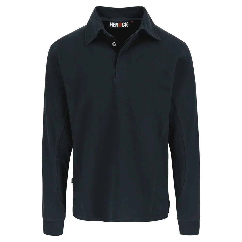 Herock Troja Long Sleeve Polo Shirt Navy