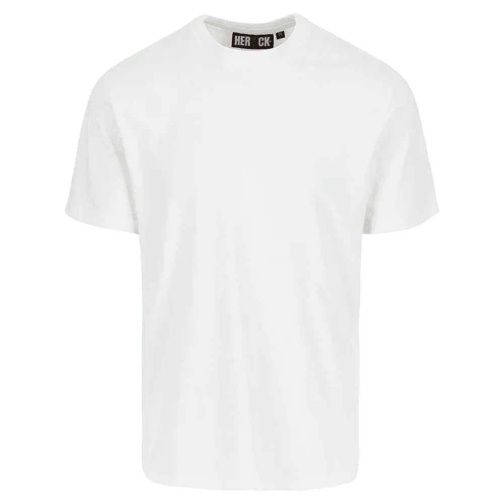 Herock Argo Short Sleeve Cotton Work T-Shirt White