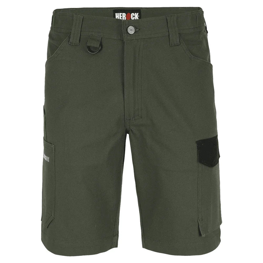 Herock Bargo Bermuda 2-Way Stretch Shorts Dark Khaki Black