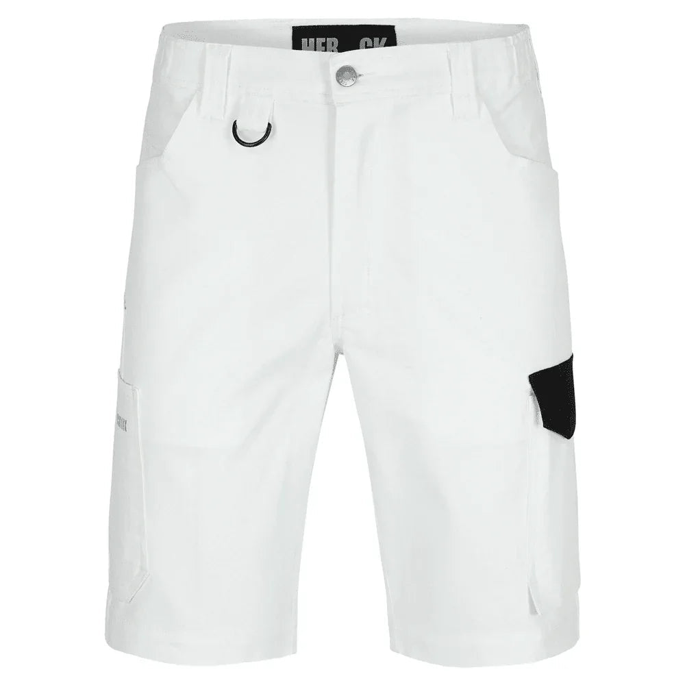 Herock Bargo Bermuda 2-Way Stretch Shorts White Black