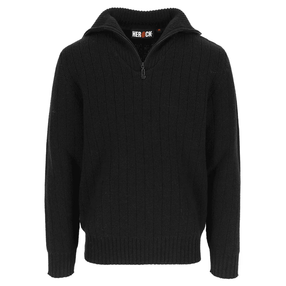Herock Njord Pullover Zip Sweater Black
