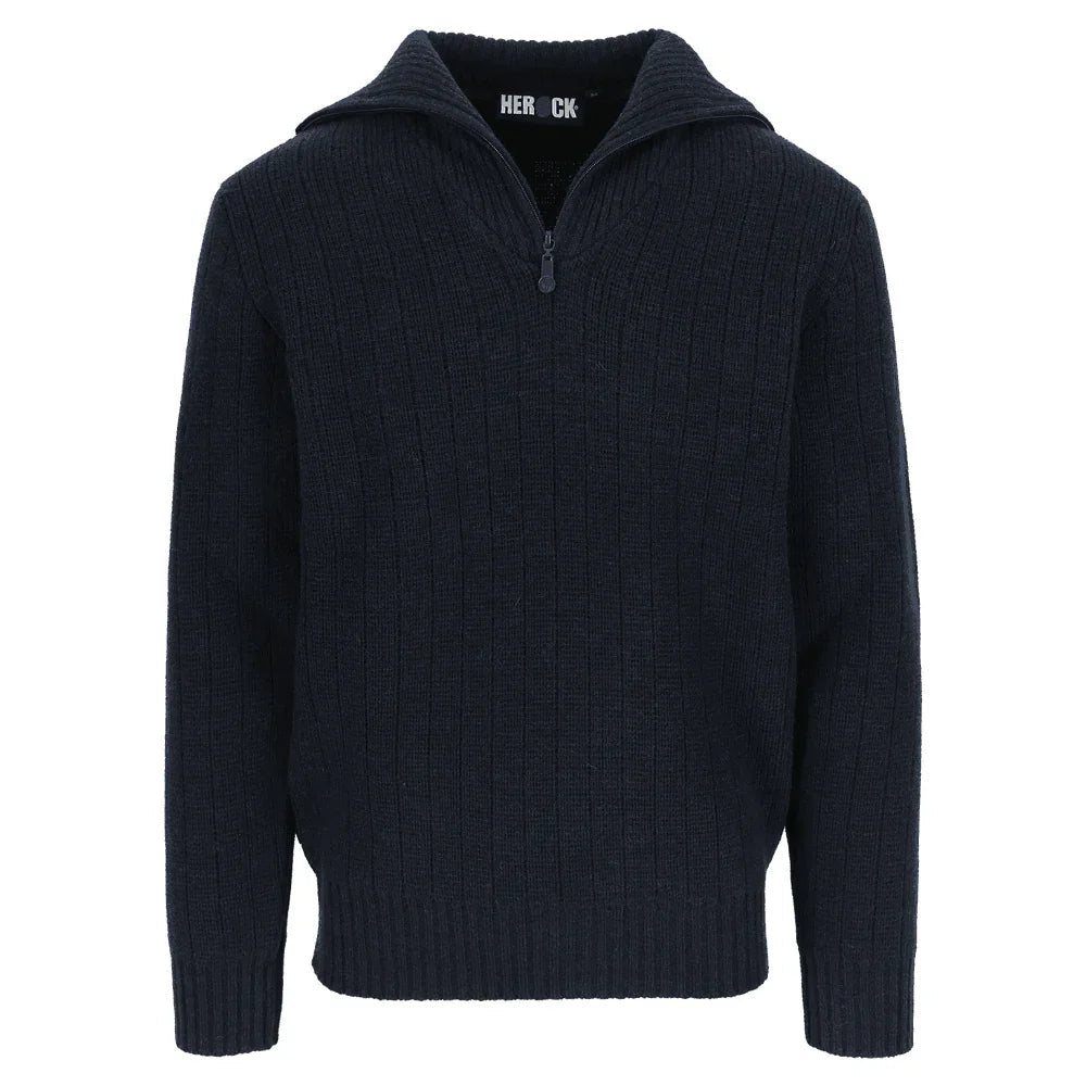 Herock Njord Pullover Zip Sweater Navy
