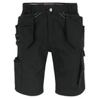 Herock Pallas Bermuda Multi-Pocket Work Shorts Black