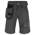 Herock Batua Bermudas Water-Repellent Cargo Work Shorts Antracite Black