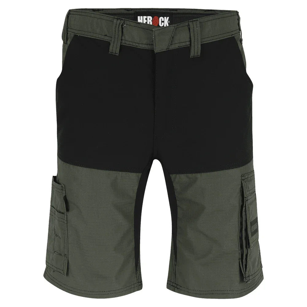 Herock Hespar Stretch Work Shorts DARK KHAKI BLACK