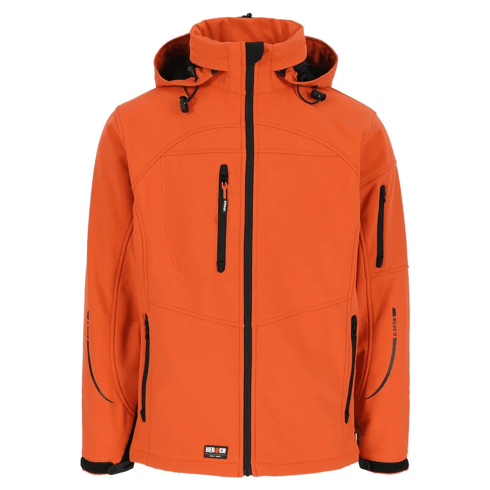 Herock Poseidon Water-Repellent Softshell Jacket Orange