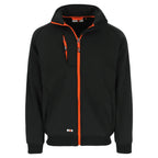 Herock Othello Fur Lined Zip Work Sweatshirt Black