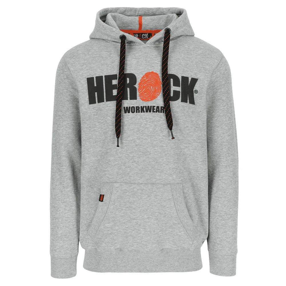Herock Hero Logo Hoodie Light Heather Grey