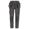Herock Dagan Short Leg Water-Repellent Holster Pocket Kneepad Trousers Grey / 40" Waist, 28" Leg