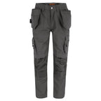Herock Dagan Short Leg Water-Repellent Holster Pocket Kneepad Trousers Grey 40" Waist, 28" Leg