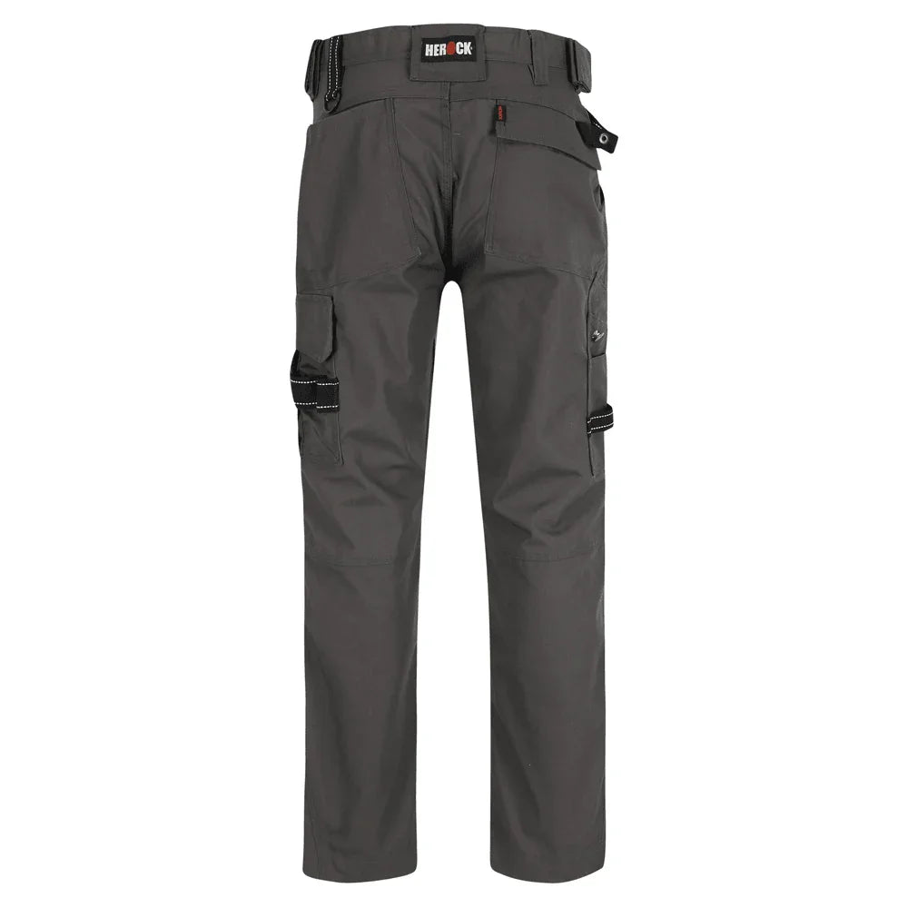 Herock Apollo Shortleg Multi Pocket Knee Pad Trousers Grey 30" Waist, 28" Leg