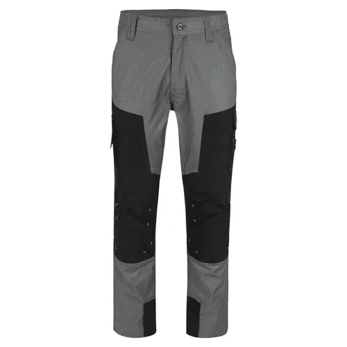 Herock Capua Multi Pocket Kneepad Stretch Work Trousers Cool Grey Black