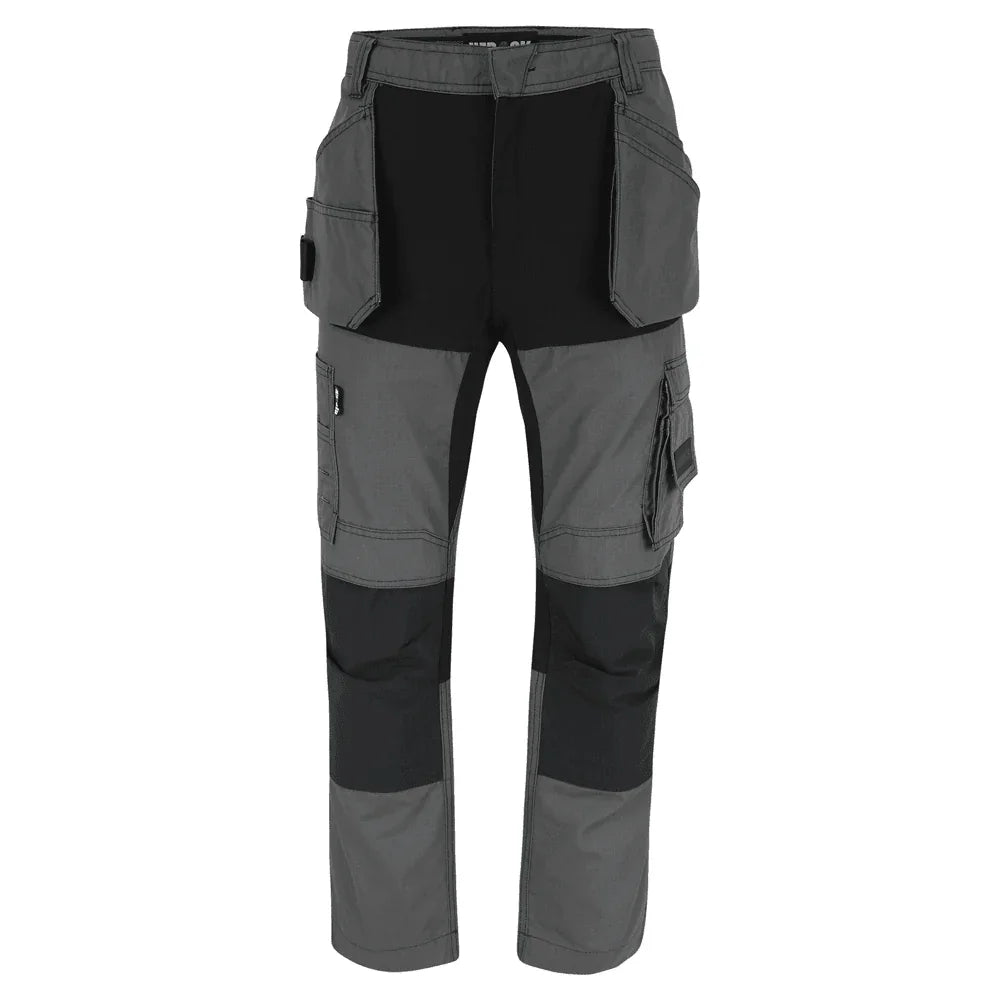 Herock Spector Short Leg Multi Pocket Holster Pocket Kneepad Stretch Trousers Antracite / Black / 30" Waist, 28" Leg