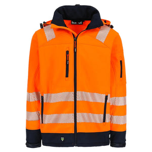 Orange / Navy Blue