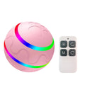 O1 Intelligent Remote Control Pet Toy Dog Training Luminous Ball, Remote Control Remote Control Pink
