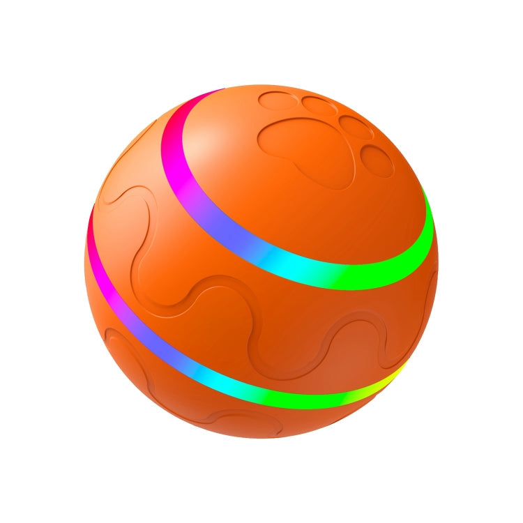 O1 Intelligent Auto Pet Toy Dog Training Luminous Ball, Auto, 8cm Auto – Waterproof 8cm Auto Orange