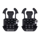 2 PCS PULUZ Horizontal Surface Quick Release Buckle for GoPro, Insta360, DJI and Other Action Cameras, Quick Release Buckle (2 PCS) Quick Release Buckle (2 PCS)