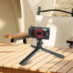 PULUZ Multifunctional Aluminum Alloy Mini Ball Head Tripod Mount Adapter, Cold Shoe & 1/4 Screw Dual-Use, Dual-Use Ball Head Tripod