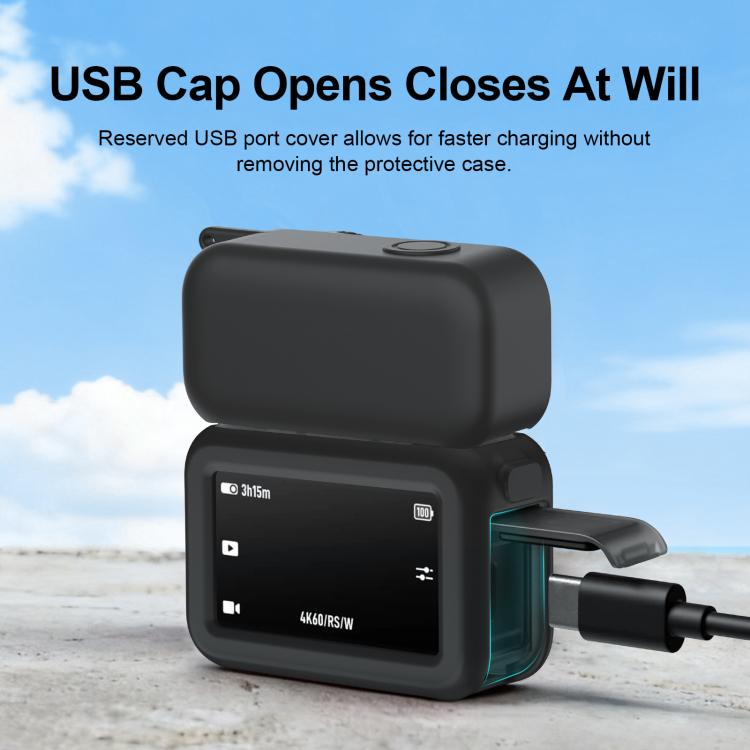 For DJI Osmo Nano Transmission Module & Lens & Body 3 in 1 Silicone Protective Cover, For DJI Osmo Nano