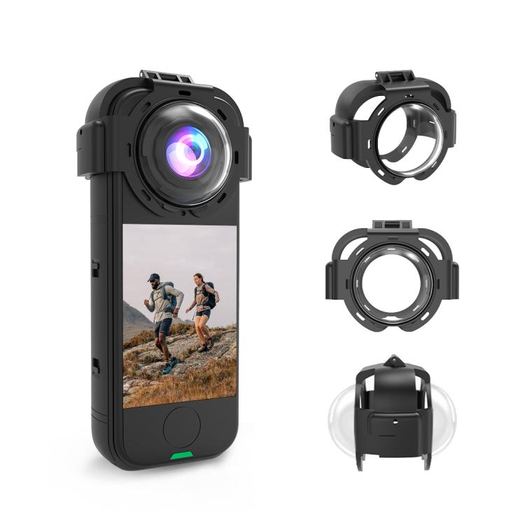 For Insta360 X4 Air PULUZ Snap-on Optical Tempered Glass Lens Guard Protective Cover, For Insta360 X4 Air For Insta360 X4 Air