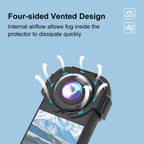 For Insta360 X4 Air PULUZ Snap-on Optical Tempered Glass Lens Guard Protective Cover, For Insta360 X4 Air