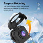 For Insta360 X4 Air PULUZ Snap-on Optical Tempered Glass Lens Guard Protective Cover, For Insta360 X4 Air