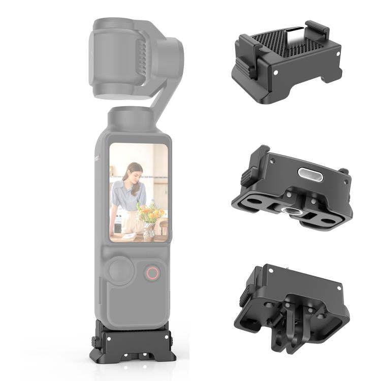 For DJI Osmo Pocket 3 PULUZ Plastic Quick-Release Charging Adapter Base, Charging Adapter Base Charging Adapter Base