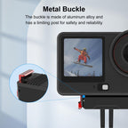 For DJI Osmo Action 6 / Nano PULUZ Two Claw Plastic Magnetic Quick Release Base Mount, Two Claw Quick-Release Base