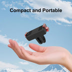 For DJI Osmo Action 6 / Nano PULUZ Two Claw Plastic Magnetic Quick Release Base Mount, Two Claw Quick-Release Base
