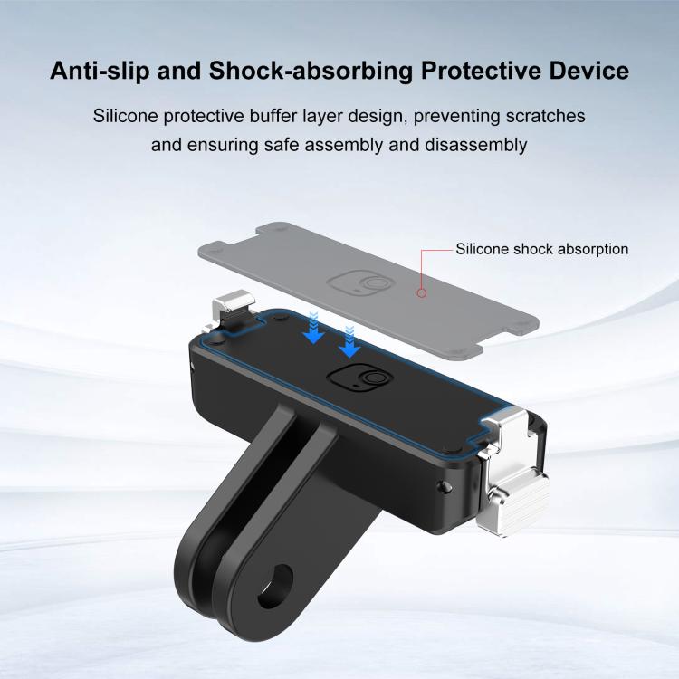 For Insta360 GO UItra PULUZ Plastic Magnetic Quick Release Base Mount, Quick Release Base