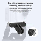 For Insta360 GO UItra PULUZ Plastic Magnetic Quick Release Base Mount, Quick Release Base