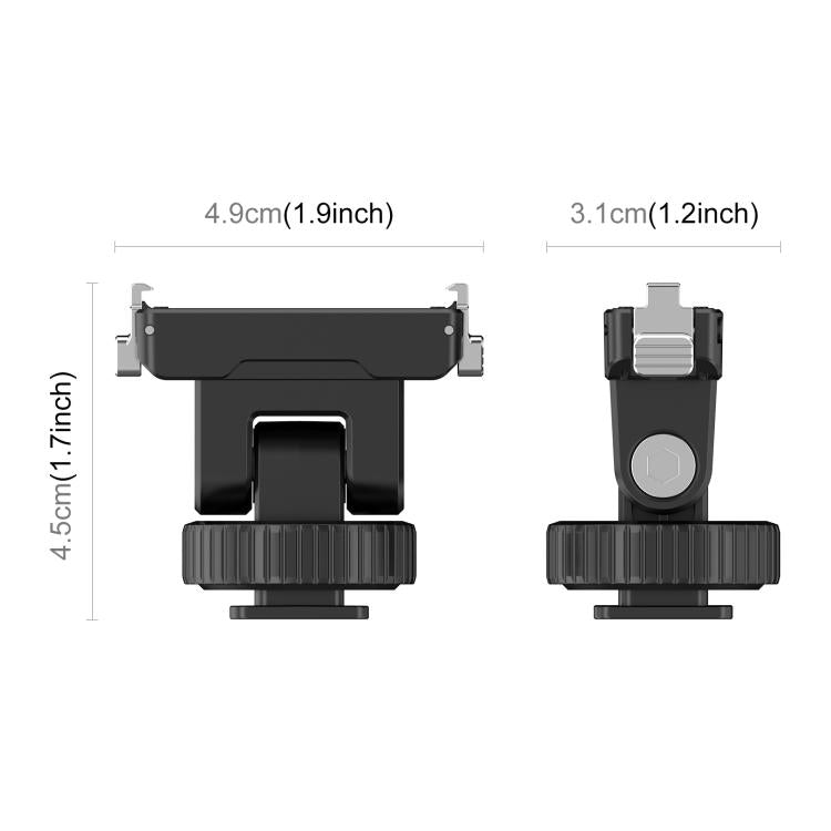 For Insta360 GO UItra PULUZ Plastic Gimbal Magnetic Quick Release Base Mount, Gimbal Quick Release Base