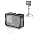 For DJI Osmo Action 6 PULUZ Metal Cage Frame with Cold Shoe, Metal Cage Metal Cage