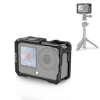 For DJI Osmo Action 6 PULUZ Metal Cage Frame with Cold Shoe, Metal Cage Metal Cage
