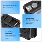 For DJI Osmo Action 6 PULUZ Metal Cage Frame with Cold Shoe, Metal Cage