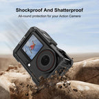 For DJI Osmo Action 6 PULUZ Metal Cage Frame with Cold Shoe, Metal Cage