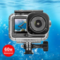 For DJI Osmo Action 6 PULUZ 60m / 196ft Underwater Waterproof Diving Shell with Invisible Adapter & Long Screw, Waterproof Shell Waterproof Shell