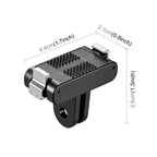 For DJI Osmo Action 6 / Nano PULUZ Plastic Magnetic Quick Release Base Mount