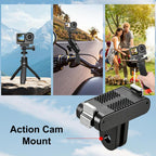 For DJI Osmo Action 6 / Nano PULUZ Plastic Magnetic Quick Release Base Mount