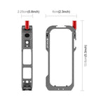 For Insta360 X4 Air PULUZ Metal Protective Cage Expansion Frame with Cold Shoe Bases & Lens Cover, For Insta360 X4 Air Lens Cover