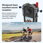 For Insta360 X4 Air PULUZ Metal Protective Cage Expansion Frame with Cold Shoe Bases & Lens Cover, For Insta360 X4 Air Lens Cover