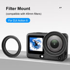 For DJI Osmo Action 6 PULUZ Filter Holder Metal Protective Filter Frame, For DJI Osmo Action 6