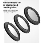 For DJI Osmo Action 6 PULUZ Filter Holder Metal Protective Filter Frame, For DJI Osmo Action 6
