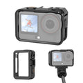 For DJI Osmo Action 6 PULUZ Plastic Cage Vertical-Horizontal Expansion Adapter Frame with Cold Shoe, Plastic Cage Plastic Cage