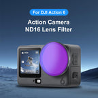 For DJI Osmo Action 6 PULUZ Action Camera ND16 Lens Filter, ND16